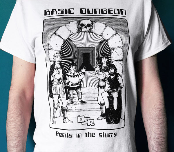 BASIC DUNGEON "Perils in the slums: the orcs commune" T-SHIRT