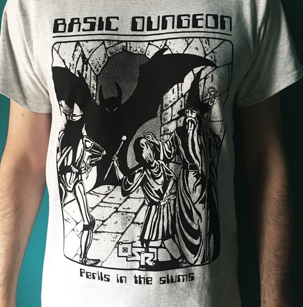 BASIC DUNGEON "Perils in the slums: the corrupt magicians" T-SHIRT