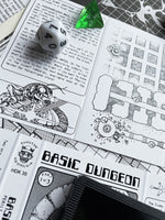 HDK 35 † BASIC DUNGEON "Perils in the slums scenario 1: the orcs commune" CASSETTE