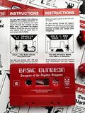 HDK 97 † BASIC DUNGEON "Dungeon of Algebra Dragons" CASSETTE