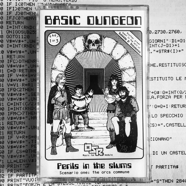 HDK 35 † BASIC DUNGEON "Perils in the slums scenario 1: the orcs commune" CASSETTE