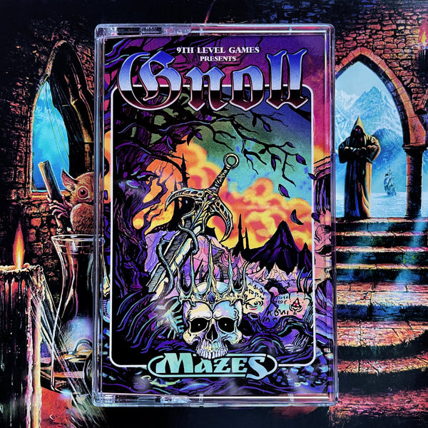 HDK 117 † GNOLL "The Kiss of the Spider-God (Mazes O.S.T.)" CASSETTE + R.P.G. MODULE